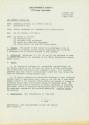 Printed memorandum about the publication of the Officer Assignment and Procedure List dated Apr…