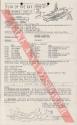 Daily schedule document with cartoon image of USS Intrepid at top and man floating in US Navy r…