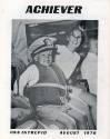 Printed USS Intrepid newspaper Achiever dated August 1970 with a photograph of a child in a lif…
