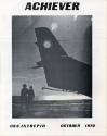 Printed USS Intrepid newspaper Achiever dated October 1970 with a photograph of two flight deck…