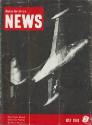 Printed magazine "Naval Aviation News" dated May 1948 with a black and white photograph of a je…