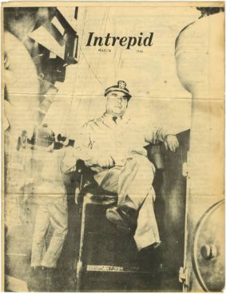 Printed USS Intrepid newspaper dated March 1945