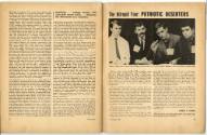 Printed magazine article titled "The Intrepid Four: Patriotic Deserters"  with a photograph of …