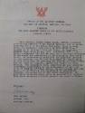 Printed citation for Vice Admiral Joseph James Clark from the Ministry of Defense of Bangkok, T…
