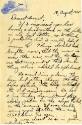 First page of handwritten letter to "Dearest Harriet" dated August 18, 1945