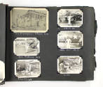 Scrapbook page seven with six black and white photographs