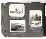 Scrapbook page twenty two with three black and white photographs