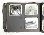 Scrapbook page thirty two with three black and white photographs
