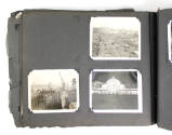 Scrapbook page thirty four with three black and white photographs
