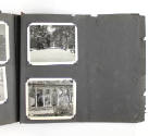 Scrapbook page thirty seven with two black and white photographs