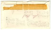 Back of handwritten envelope address to Mr. & Mrs. Richard DeHart postmarked June 23, 1968
