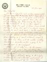 Page 1 of letter on USS Intrepid stationery, handwritten in red ink, describing places the ship…