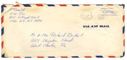 Handwritten envelope addressed to "Mr. & Mrs. Richard DeHart" postmarked November 2, 1968