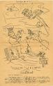 Back of printed Plan of the Day dated September 2, 1944 with a cartoon titled "Crossing the Equ…