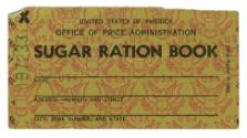 Printed Sugar Ration Book