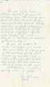 White handwritten letter in blue ink addressed to Gene dated July 13, 1962, page 4
