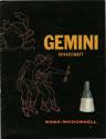 Printed booklet with images of two constellations titled "Gemini Spacecraft"