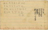 Back of Qaulified Drivers Permit issued to N.H. Nunn