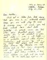 Handwritten letter to "Mother" from Pierce Matthews dated July 30, 1960, page 1