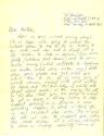 Handwritten letter to "Mother" from Pierce Matthews dated April 6, 1961, page 1