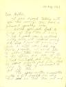 Handwritten letter to "Mother" from Pierce Matthews dated May 28, 1961, page 1
