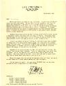 Printed letter to Mrs. Matthews from J.L. Abbot, Jr., Captain, U.S. Navy, U.S.S. Intrepid dated…