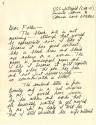Handwritten letter to "Folks" from Pierce Matthews dated February 6, 1962, page 1