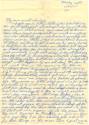 Handwritten letter from Ralph DeNisco addressed to "My ever sweet darling" dated June 28, 1955,…