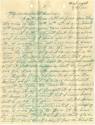 Handwritten letter from Ralph DeNisco addressed to "My ever sweet darling" dated September 21, …