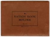 Printed brown Ration Book Holder