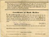 Printed War Ration Book Certificate of Book Holder for Elisa Paulsen