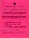 Blank pink paper form for United States Hydrographic Office Marine Data