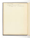 Inside front cover of hardcover book with inscription that reads "Property of William Donald Ir…
