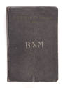 Cover of “The Bluejacket’s Manual, 1940” with white stamped letters “RNM”