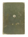Green hardcover book with a small circle in the middle that reads "R.N. Mary USNR"