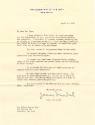 Printed typed letter from the Secretary of the Navy James Forrestal to Mr. Wynn thanking him fo…