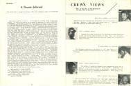 Interior page of June 1971 USS Intrepid newspaper with articles titled "A Dream deferred" and "…