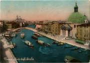 Colorized postcard of Venice
