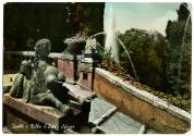 Postcard with color photograph of Tivoli Villa D'Este