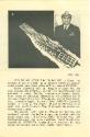 Printed typed USS Intrepid Familygram dated July 1966 with a black and white photo of Intrepid …