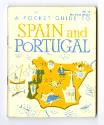 Printed booklet titled "A Pocket Guide to Spain and Portugal" with a map of Spain and Portugal