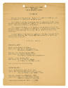 First page of the torpedo squadron VT-18 honor roll, typed list of men who died during World Wa…