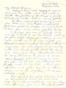 Handwritten letter to "My darling Wayne" from Shirley dated June 6, 1956, page 1