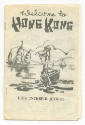 Cover of port of call booklet titled “Welcome to Hong Kong USS Intrepid (CVS-11)” with black an…