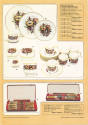 Printed catalog page with dishware from Air France catalog