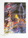 Cover of Air France Concorde menu with abstract design