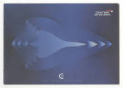 Cover of catalog titled “C21 The Collection” with image of radiating outlines of Concorde airpl…