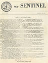 Printed news briefing titled "The Sentinel" dated June 26 with the USS Intrepid seal