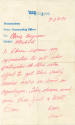 Handwritten memorandum in red ink from USS Intrepid's Commanding Officer, dated July 28, 1971