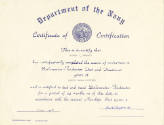 Printed Certificate of Certification for Ronald C. Wallace for Boilerwater-Feedwater Test and T…